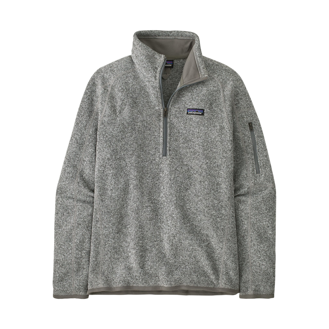 25618 (W) Patagonia Better Sweater 1/4-Zip Fleece Birch White