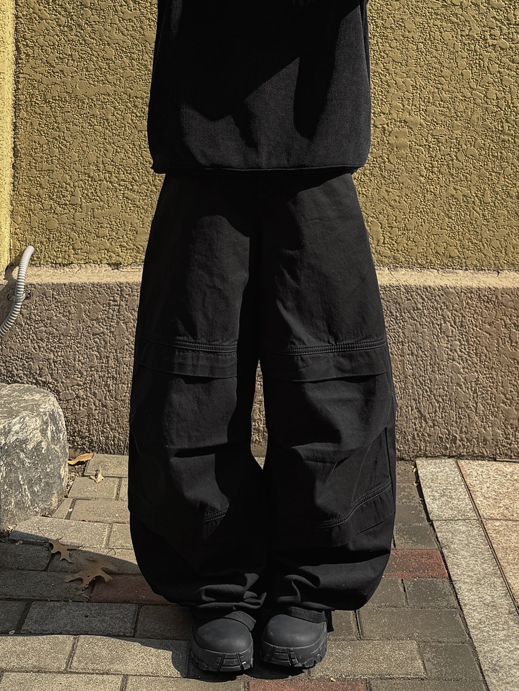 Mischief Rhombus Ball Cap Black 착용 스타일 - 6