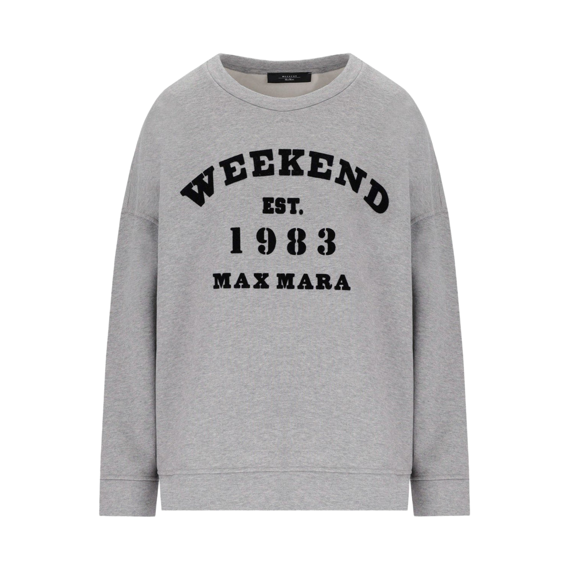 GOMMOSO-002 (W) Weekend Max Mara Gommoso Cotton Sweatshirt Grey