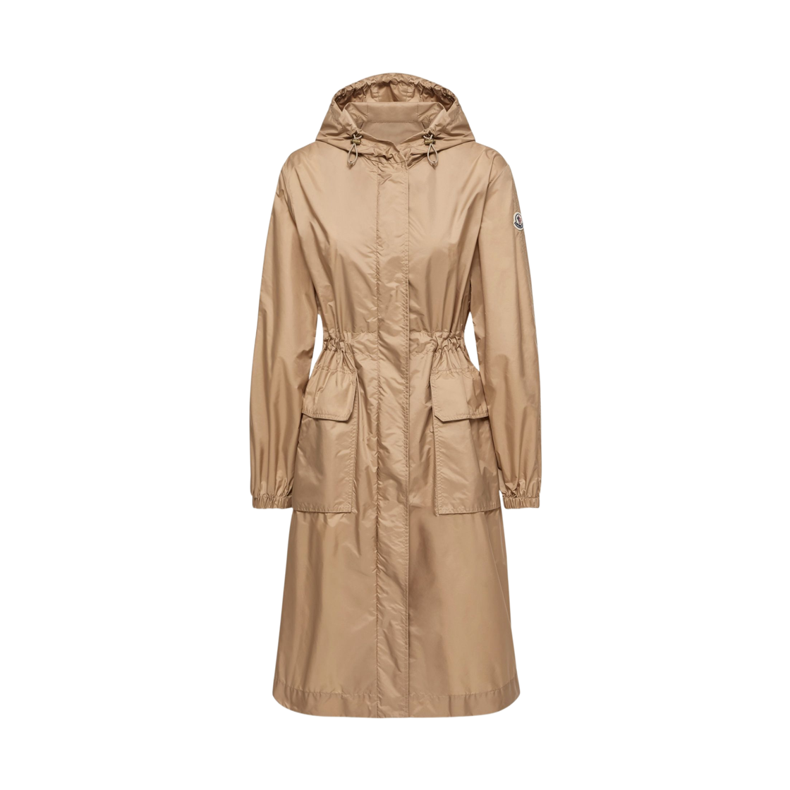 (W) 몽클레르 히엔고스 후드 롱 파카 베이지 - 26SS((W) Moncler Hiengos Hooded Long Parka Beige - 26SS) - 1