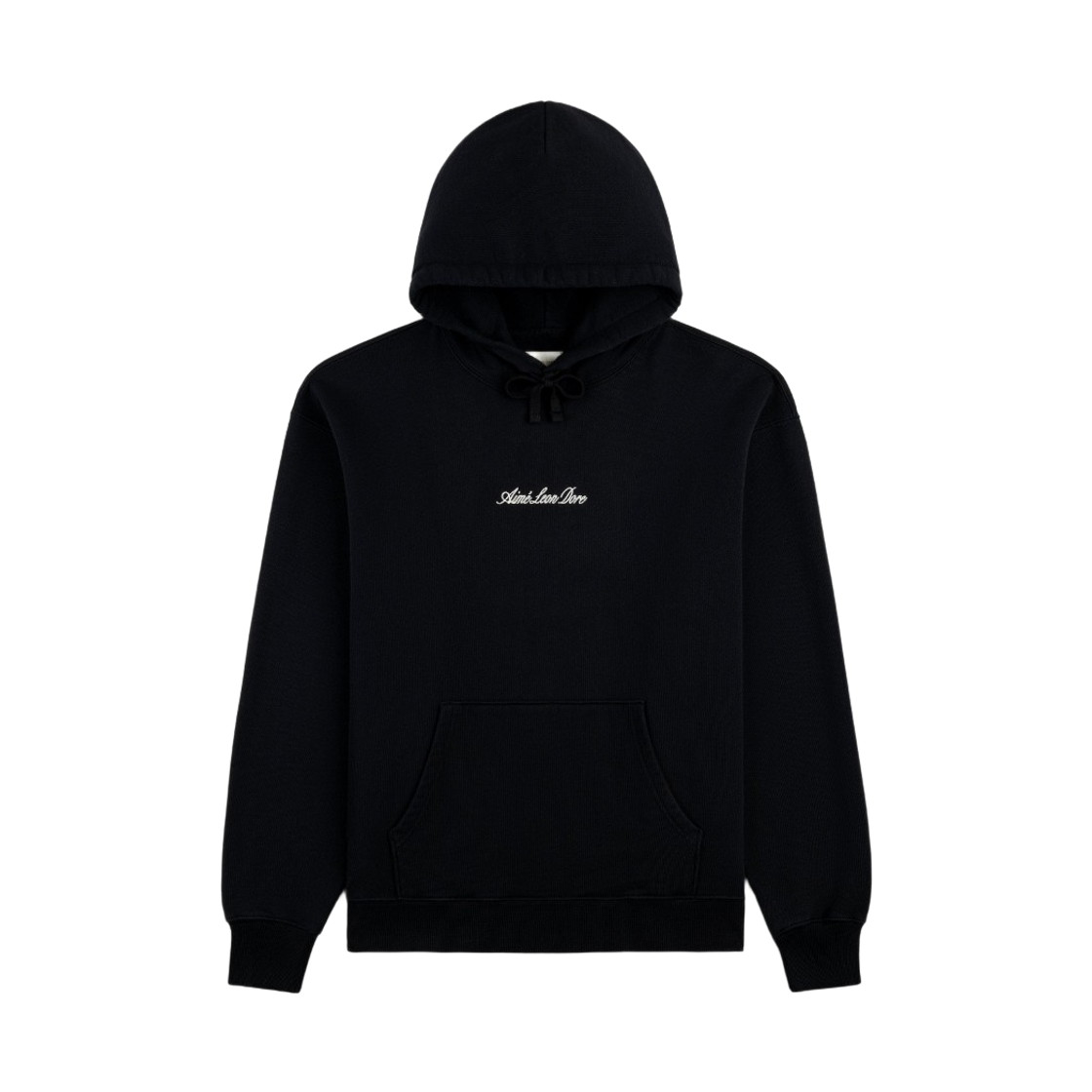 에메 레온 도르 자수 로고 후드 제트 블랙(Aime Leon Dore Embroidered Logo Hoodie Jet Black)