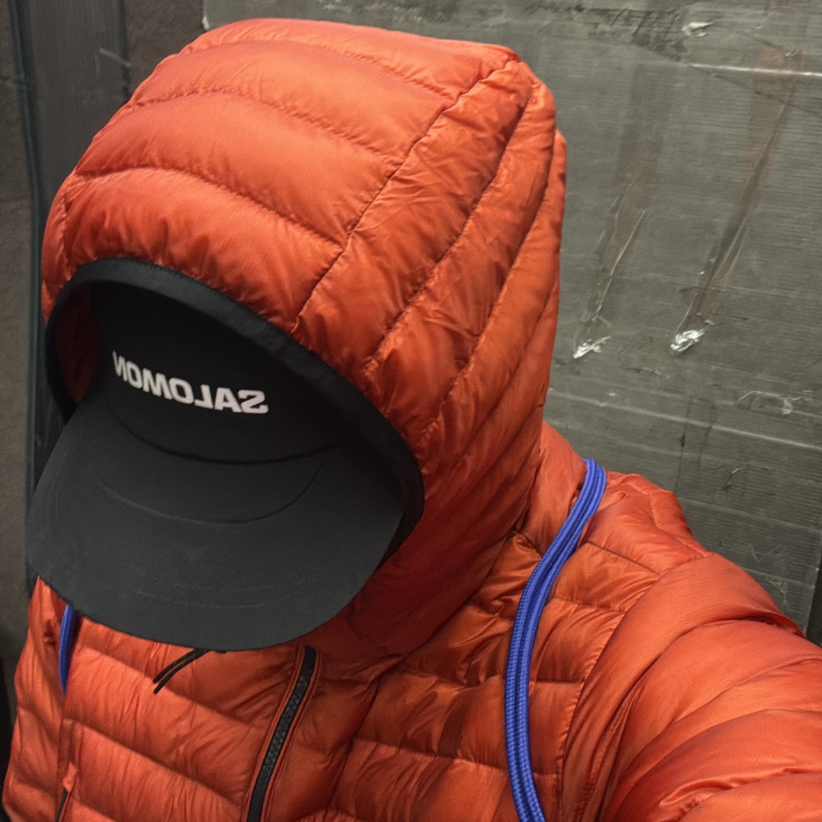 Salomon Sense Aero Cap Black 착용 스타일