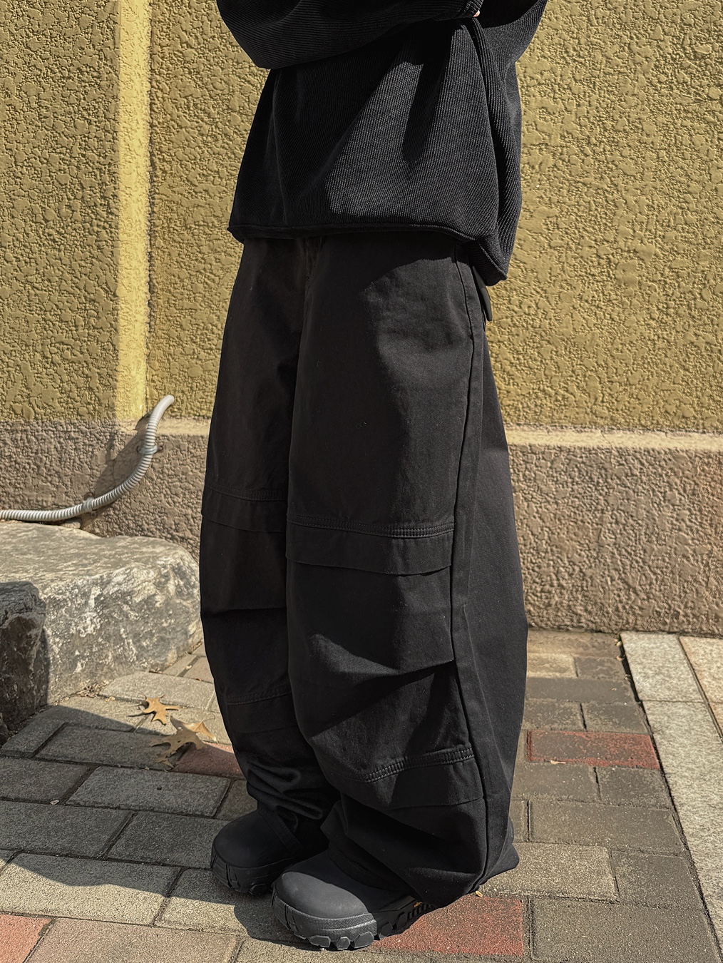 Mischief Rhombus Ball Cap Black 착용 스타일 - 7