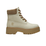(W) Timberland Stone Street Platform Waterproof Boots Light Grey