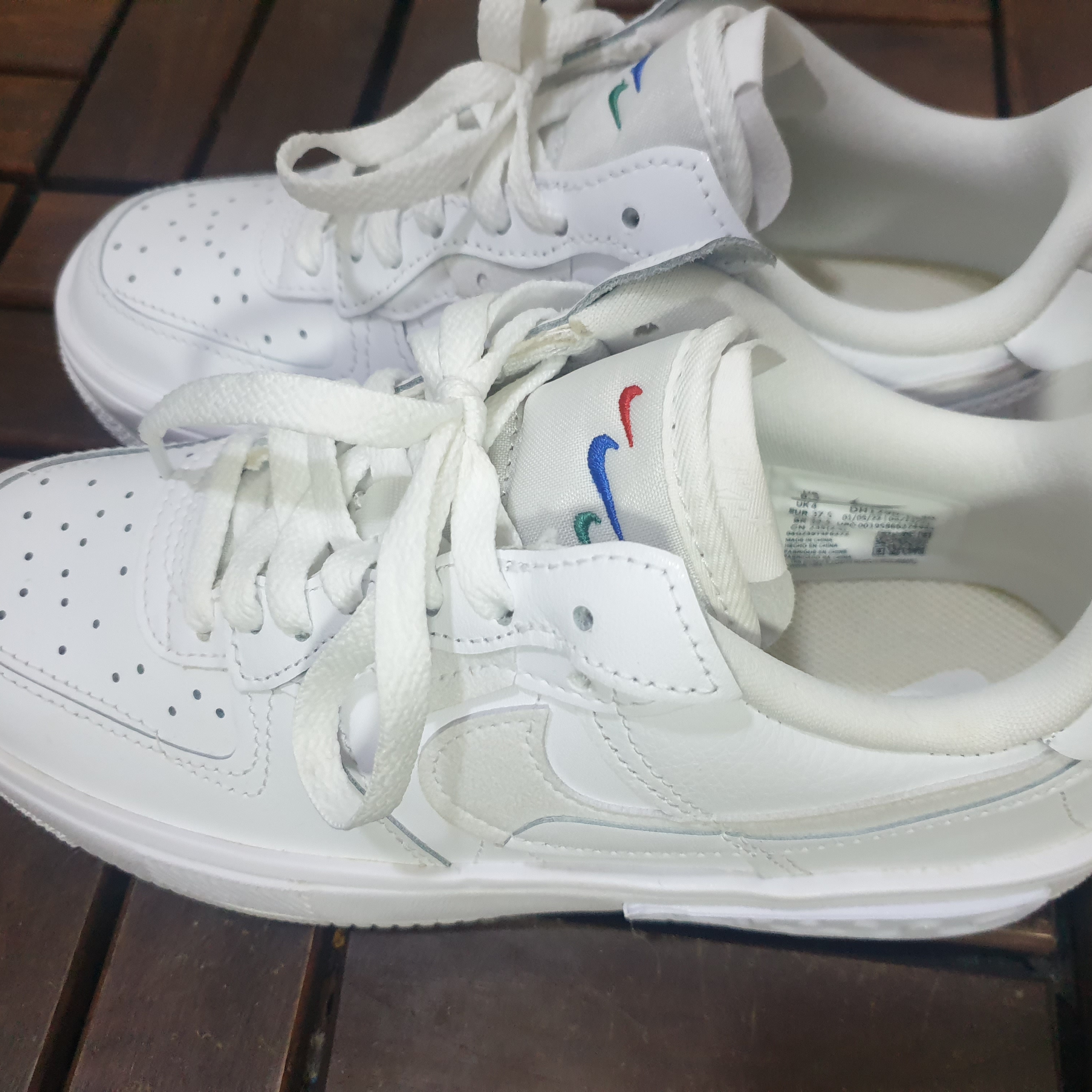 (W) Nike Air Force 1 Fontanka White 착용 스타일
