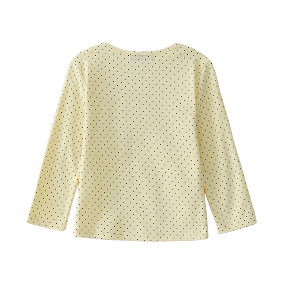 블루 선플라워 도트 브이넥 티(Blue Sunflower Dot V-Neck Tee) - 3