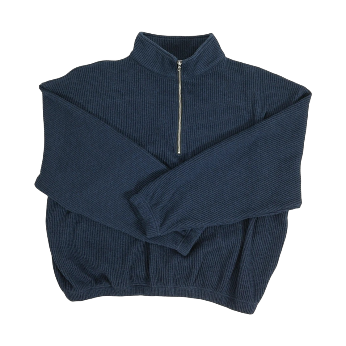 논노드 하프 집 니트 네이비(Nonnod Half Zip Knit Navy) - 1