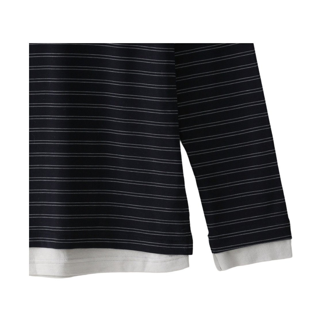 블루 선플라워 더블 레이어드 헨리넥 네이비(Blue Sunflower Double Layer Henley Neck Navy) - 5