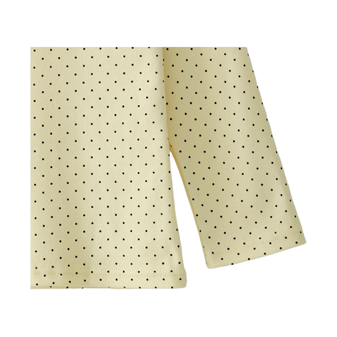 블루 선플라워 도트 브이넥 티(Blue Sunflower Dot V-Neck Tee) - 5