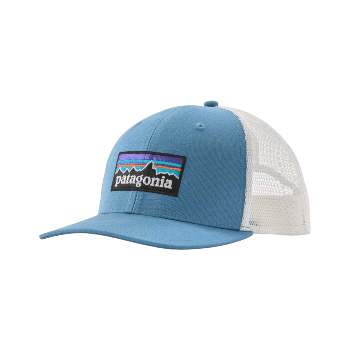 38289 Patagonia P-6 Logo Trucker Hat Shore Blue