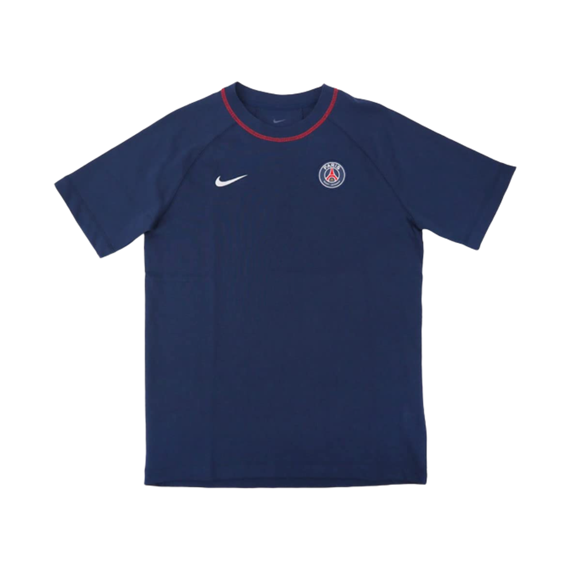 DN1326-410 Nike Paris Saint-Germain Short Sleeve Football Top Midnight Navy White (DN1326-410) (Non Marking Ver.)