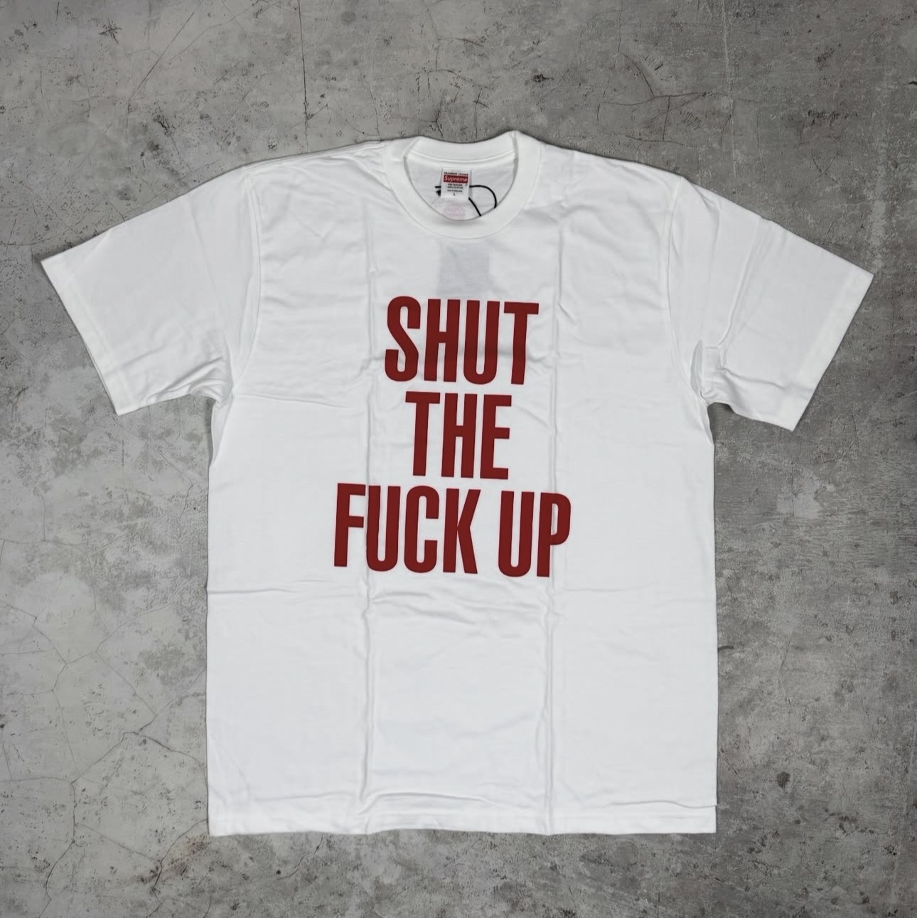 Supreme x Number (N)ine Shut Up Tee White - 25FW 착용 스타일 - 1