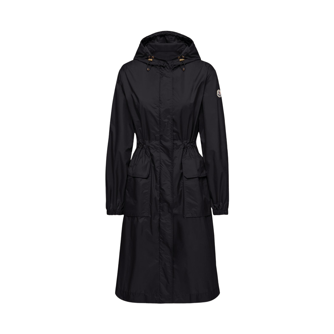 (W) 몽클레르 히엔고스 후드 롱 파카 블랙 - 26SS((W) Moncler Hiengos Hooded Long Parka Black - 26SS) - 1