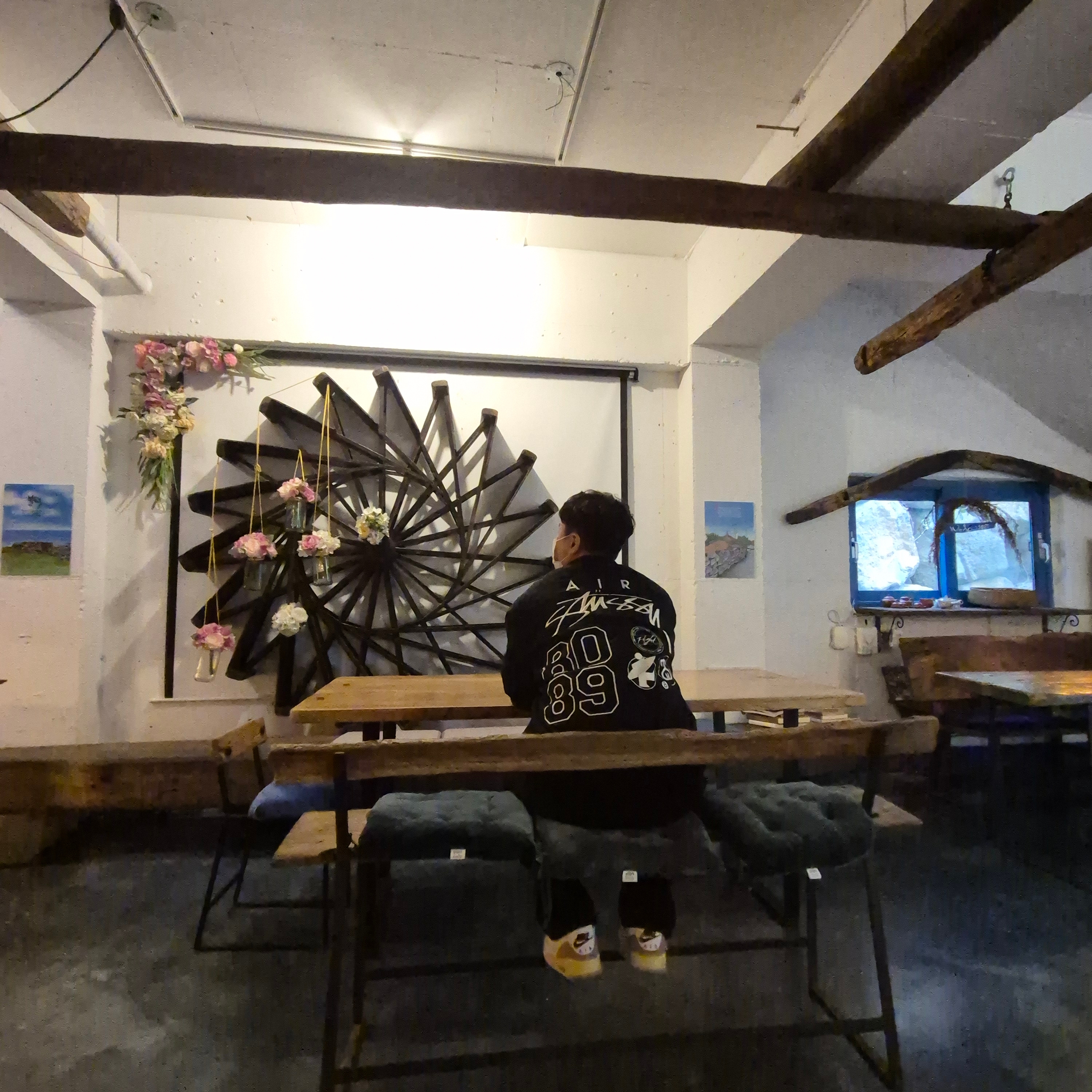 Nike x Stussy Reversible Jacket Black (FJ9153-010), Jordan 3 Retro Seoul 2.0 착용 스타일