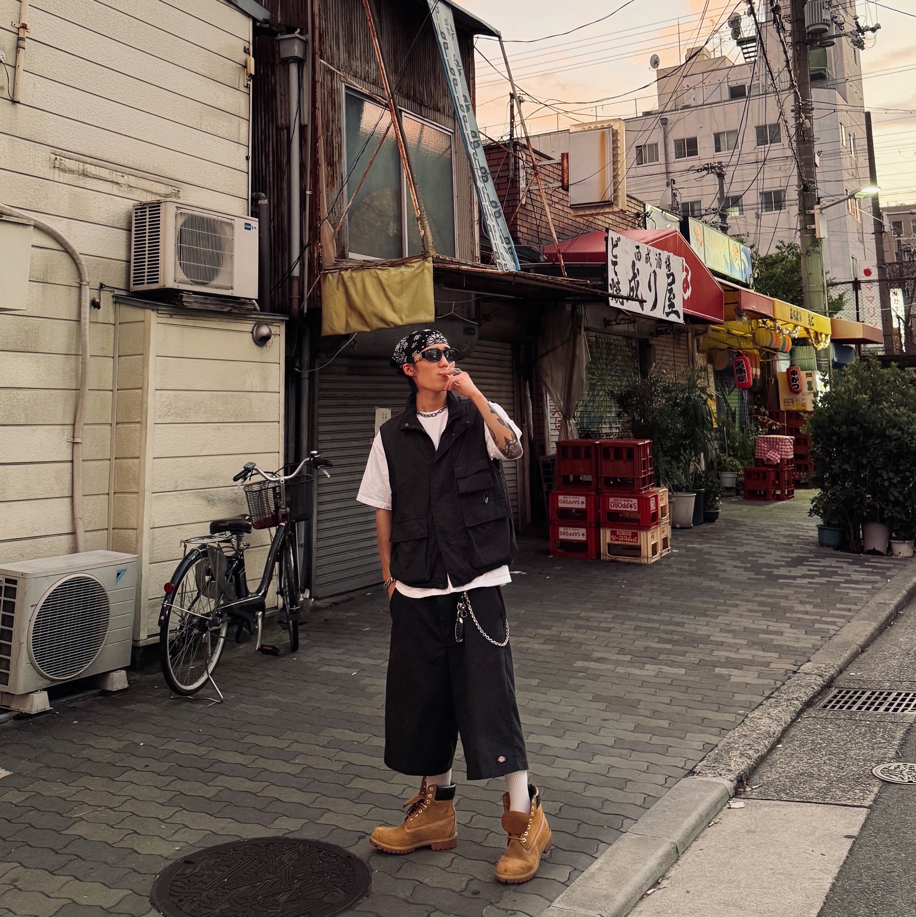 Timberland Premium 6 inch Waterproof Boot Wheat Nubuck - Wide, Dickies Loose Fit 13 Inch Flat Front Work Shorts Black 착용 스타일 - 1