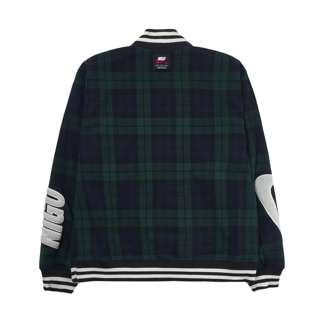 나이키 x 니고 어패럴 컬렉션 수베니어 자켓 미드나잇 네이비 블랙 (HQ7525-410)(Nike x Nigo Apparel Collection Souvenir Jacket Midnight Navy Black (HQ7525-410)) - 4