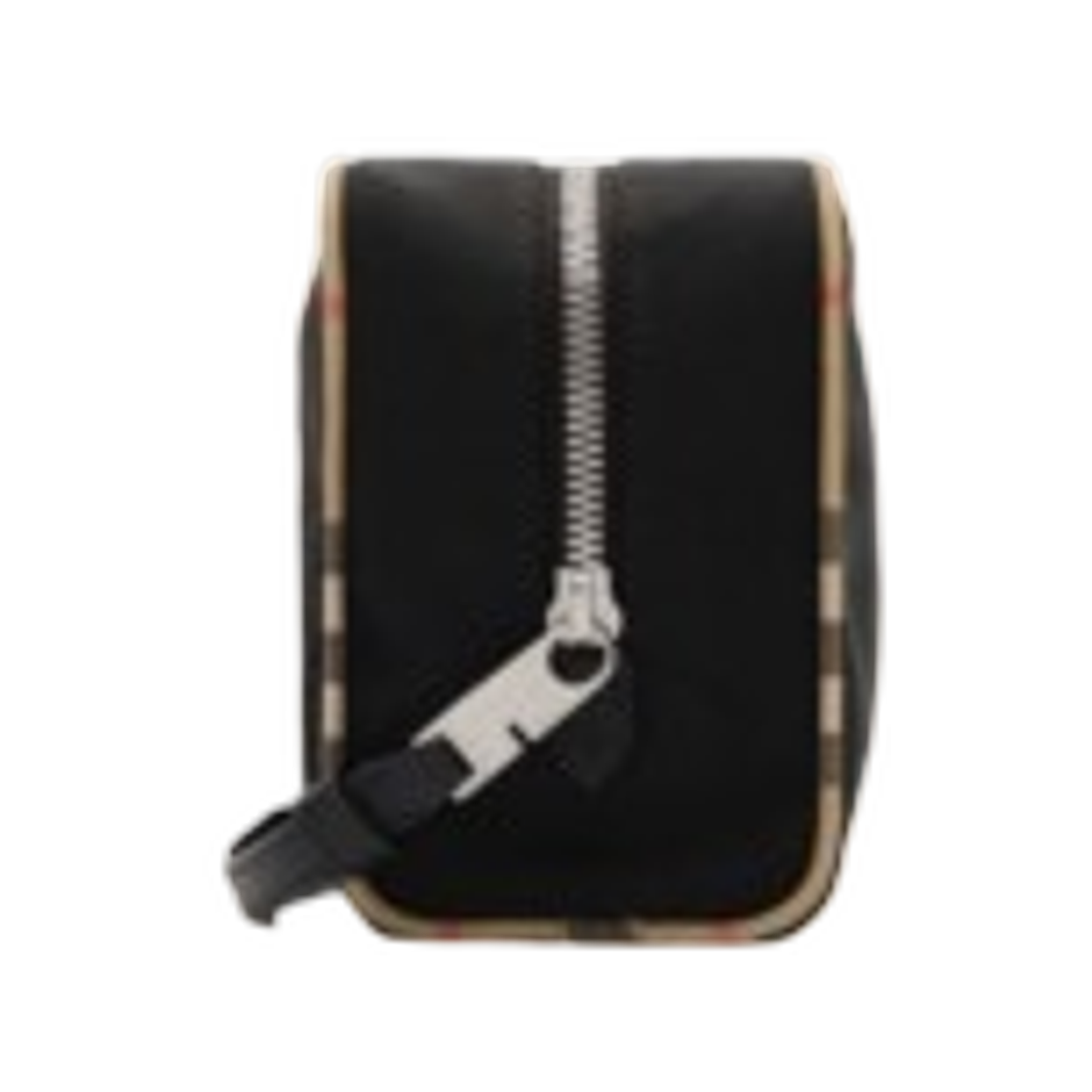 버버리 미디움 체크 트림 트래블 파우치 블랙(Burberry Medium Check Trim Travel Pouch Black) - 2