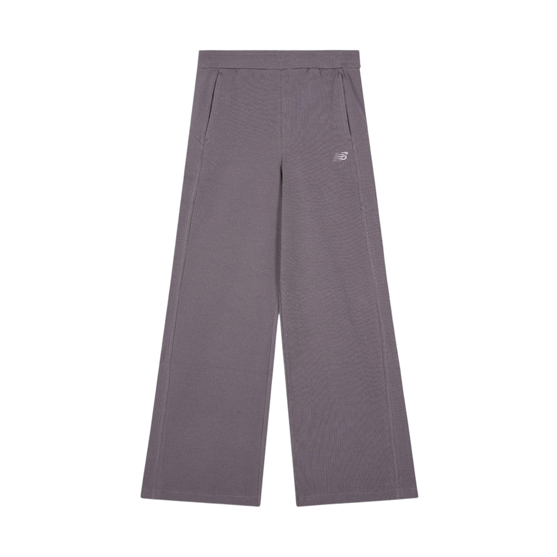 (W) 뉴발란스 소프트 프레쉬 골지 와이드 팬츠 다크 퍼플((W) New Balance Soft Fresh Golji Wide Pants Dark Purple)