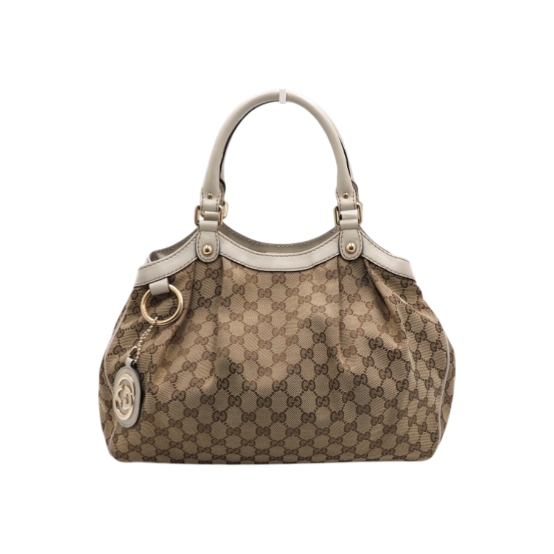 ITFCJO5CAO5H Gucci 211944 GG Canvas Sukey Tote Bag