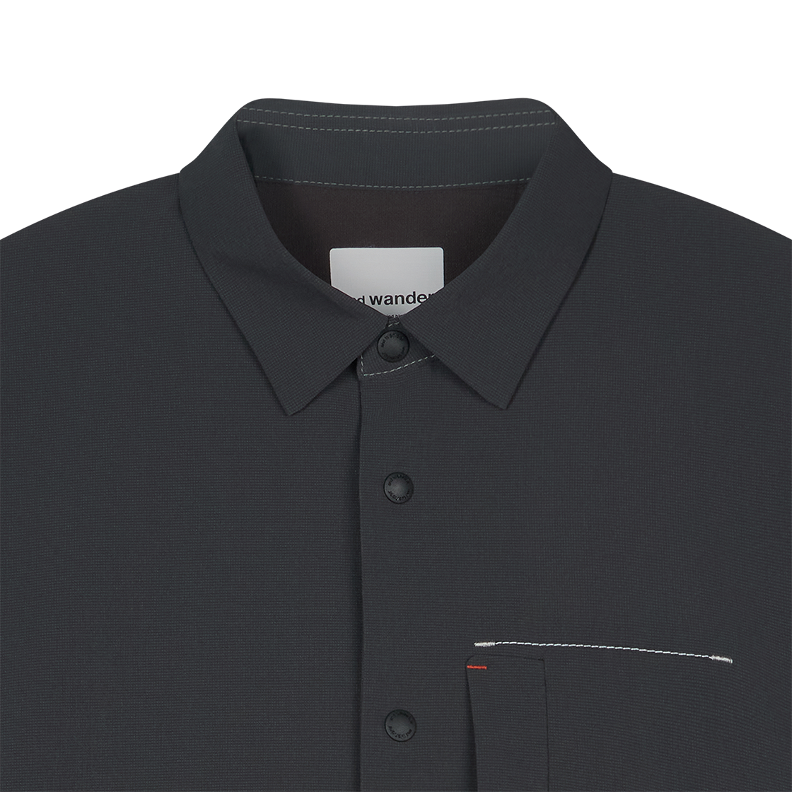앤드 원더 x 로아 R04 브리더블 셔츠 차콜 - 26SS(And Wander x ROA R04 Breathable Shirt Charcoal - 26SS) - 3