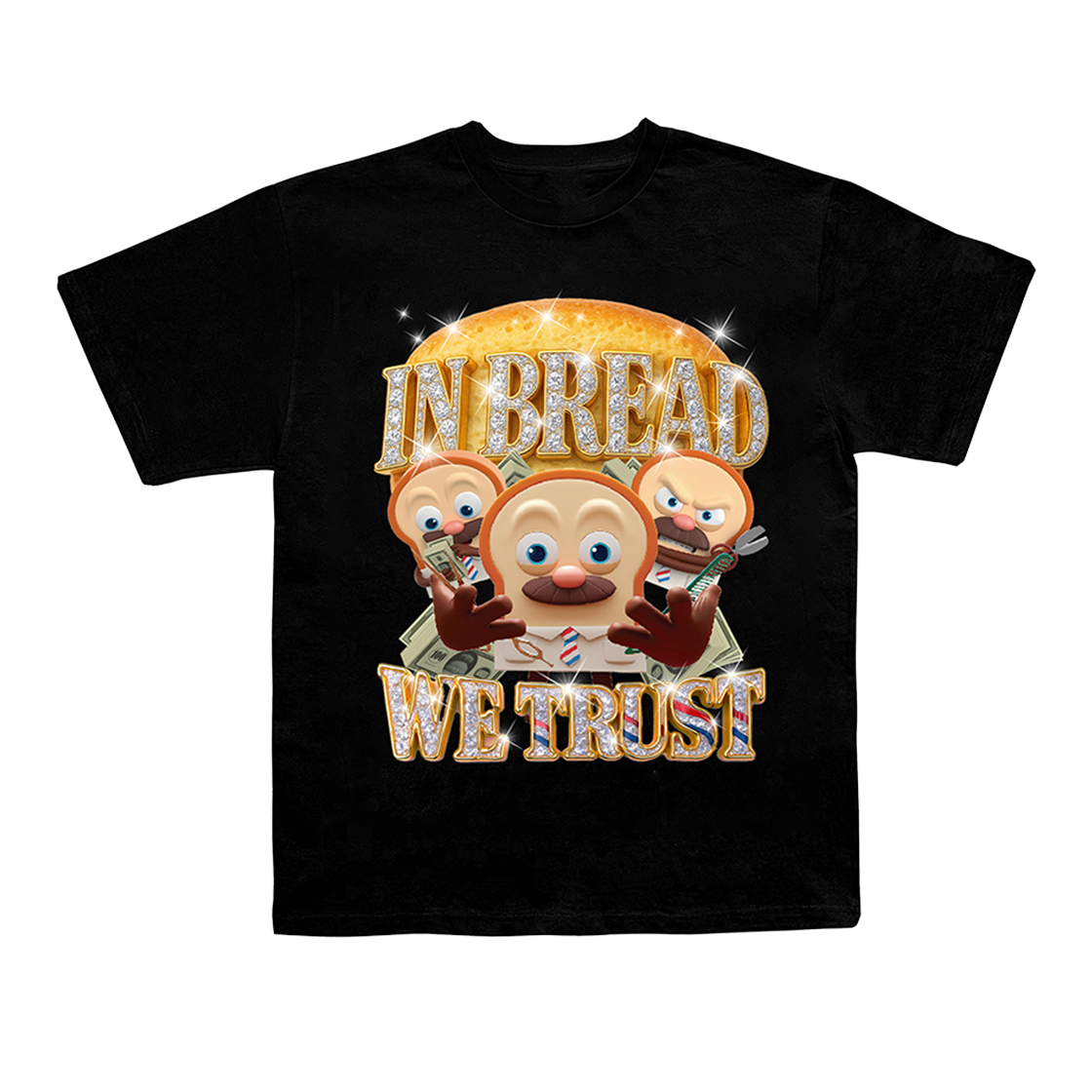 [KREAM 단독] 김씨네과일 X 브레드이발소 브레드 블랙([KREAM 단독] Kims Fruits X Bread Barbershop In Bread We Trust Black)