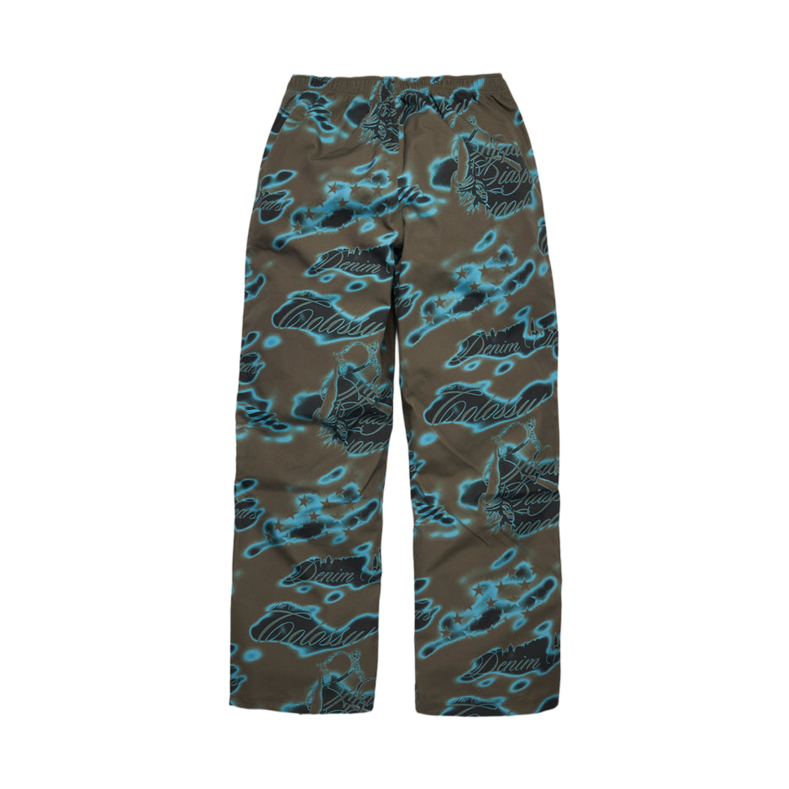 데님 티어스 클라우드 카모 테이퍼드 심 쉘 팬츠 브라운(Denim Tears Cloud Camo Taped Seam Shell Pants Brown) - 2