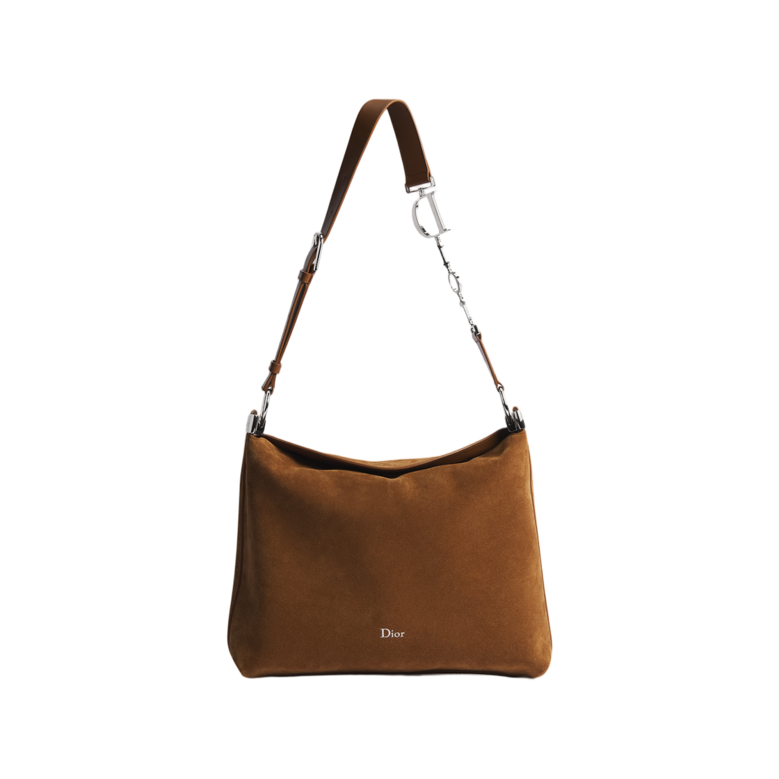 M1412PHJX-M44M Dior Medium Diorly Bag Suede Calfskin Golden Saddle