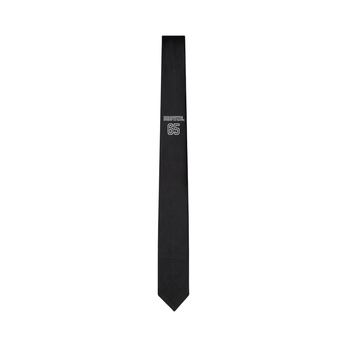 톰브라운 실크 브라운 65 타이 블랙(Thom Browne Silk Browne 65 Tie Black)