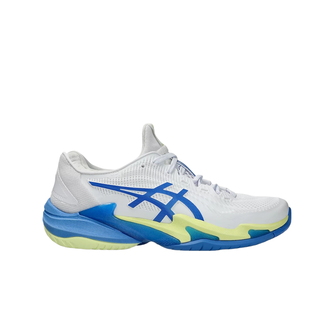 (W) 아식스 코트 FF 3 화이트 일루션 블루((W) Asics Court FF 3 White Illusion Blue) - 1