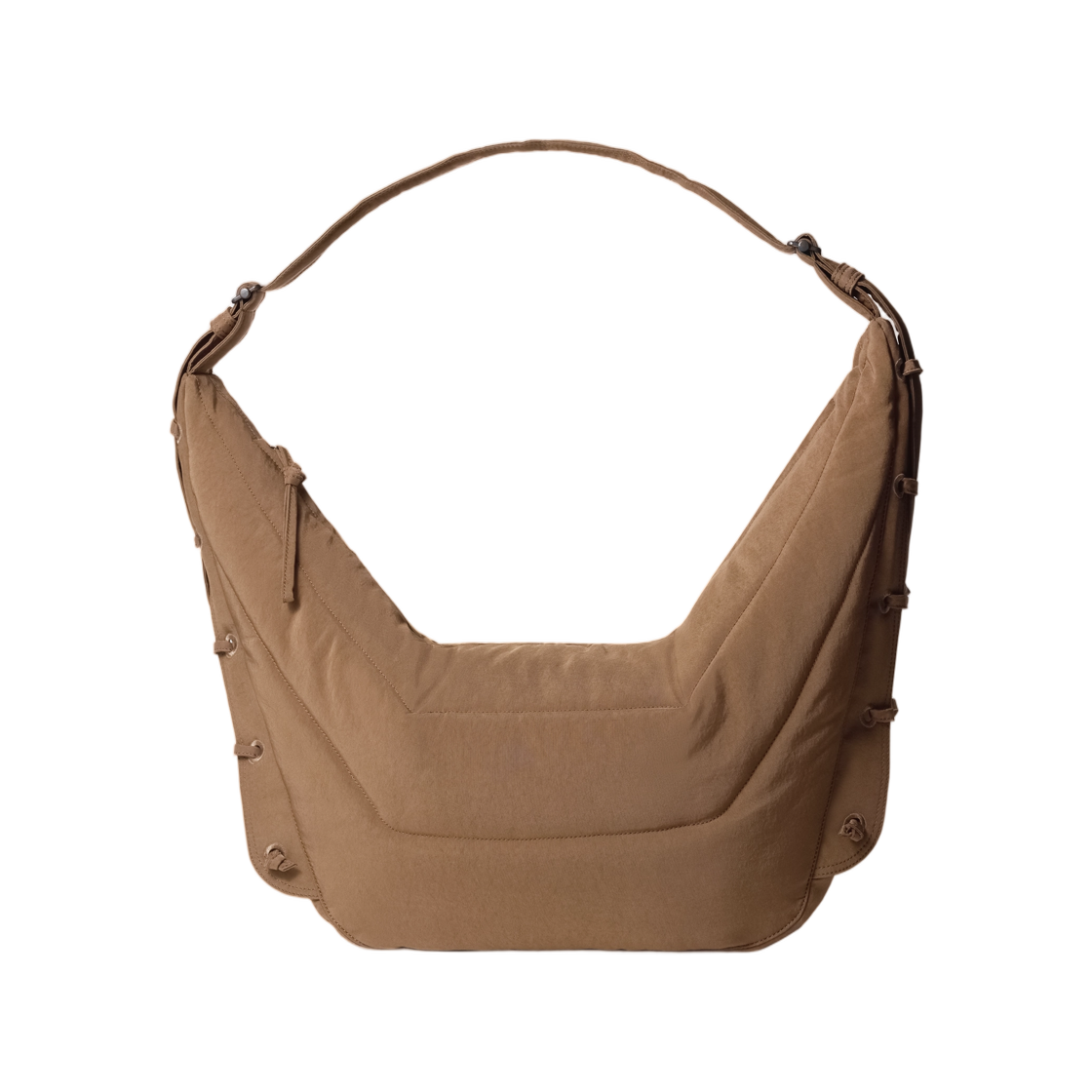 르메르 라지 소프트 게임 백 나일론 캔버스 올리브 브라운(Lemaire Large Soft Game Bag in Nylon Canvas Olive Brown) - 1