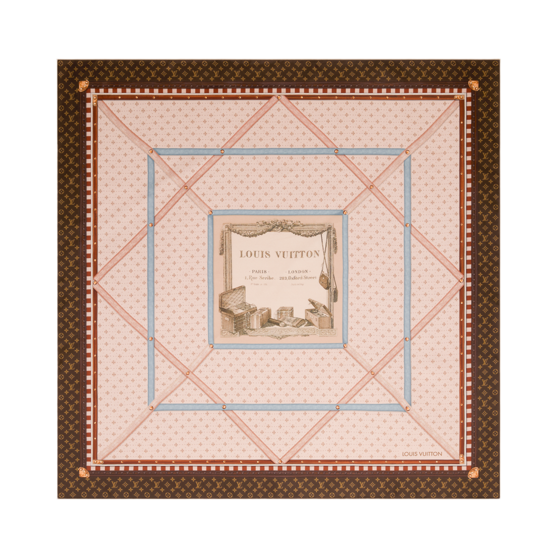 M98529 (W) Louis Vuitton Chez Elle Square 90 Beige