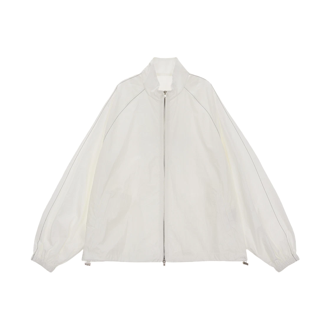 Matin Kim (W) Matin Kim Logo Coating Jumper In White · ONE SIZE