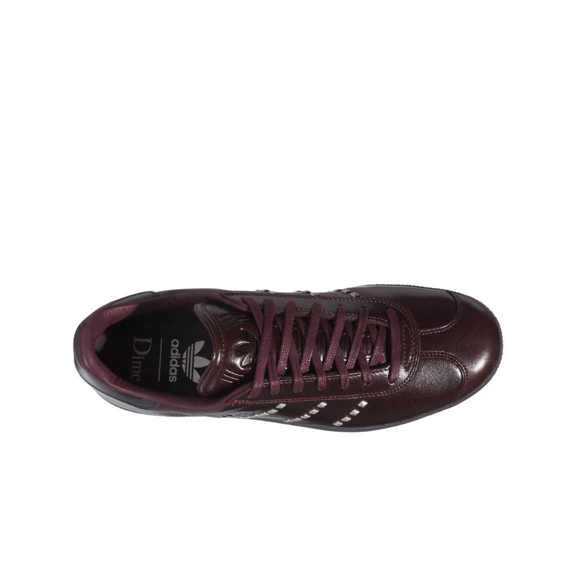 아디다스 x 다임 가젤 ADV 마룬 실버 메탈릭(Adidas x Dime Gazelle ADV Maroon Silver Metallic) - 2