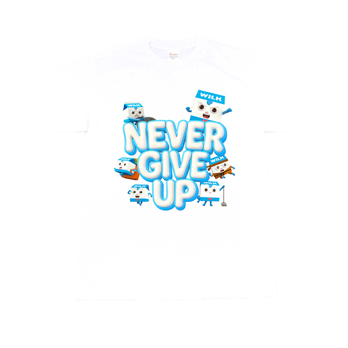 760110 Kims Fruits X Bread Barbershop Never Give Up White