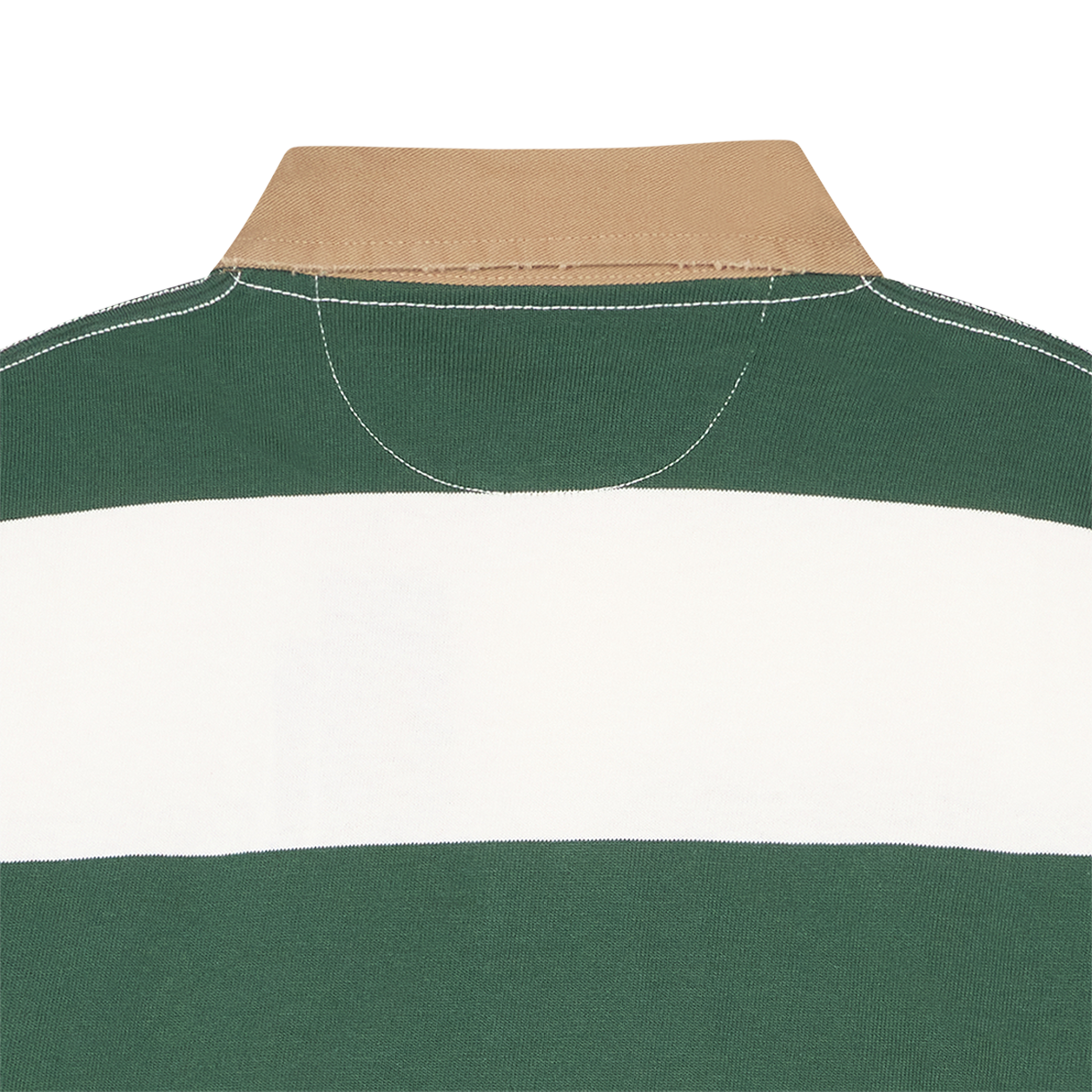 [10%적립] 폴로 랄프 로렌 클래식 핏 카키 칼라 럭비 셔츠 그래스 그린 트로피 크림 - 26SS([10%적립] Polo Ralph Lauren Classic Fit Khaki Collar Rugby Shirt Grass Green Trophy Cream - 26SS) - 4