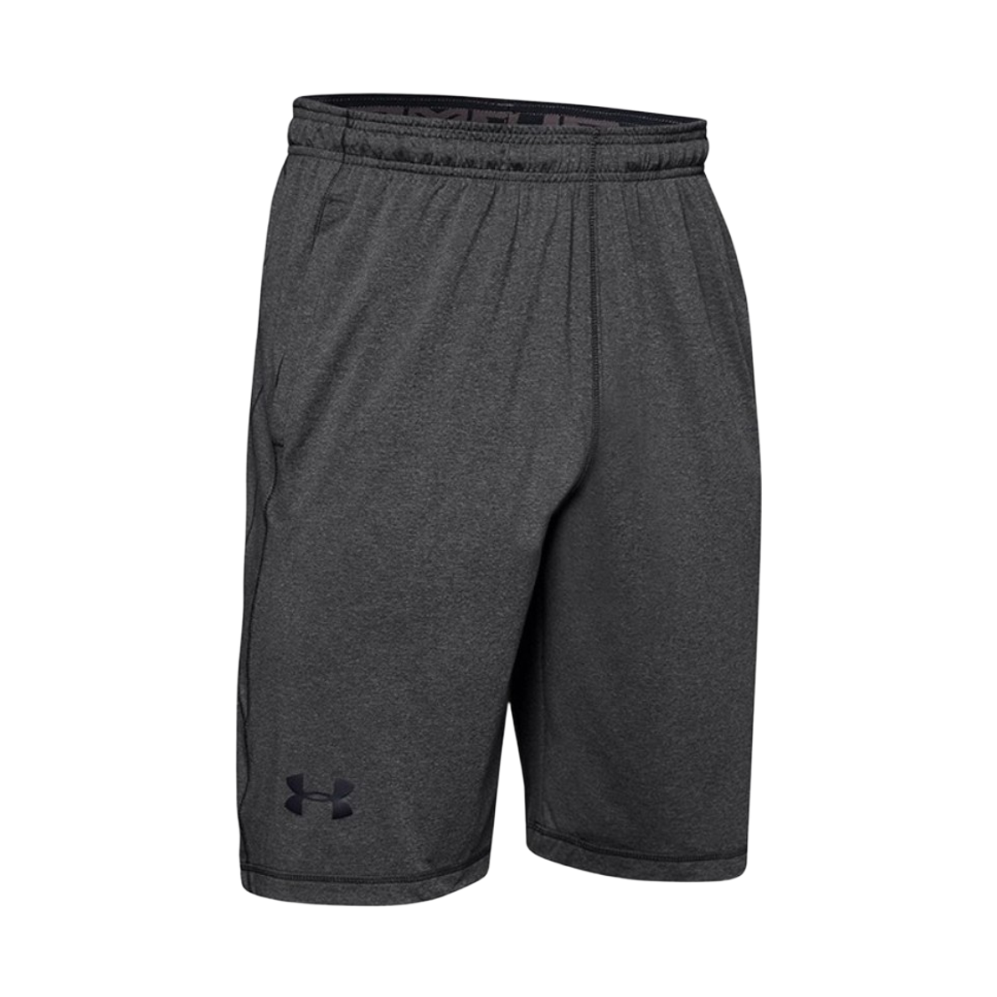 1253527-090 Under Armour Raid 10 Inch Shorts Carbon Heather White