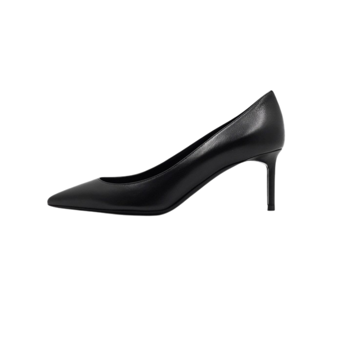 ITF8M5MESCB4 Saint Laurent Black Calfskin Stiletto Heel Pumps