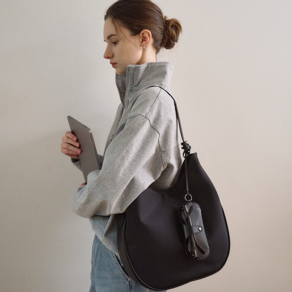 모어모르 팔레트백 나일론 블랙(moremorr Palet Bag Nylon 3Way Black) - 3