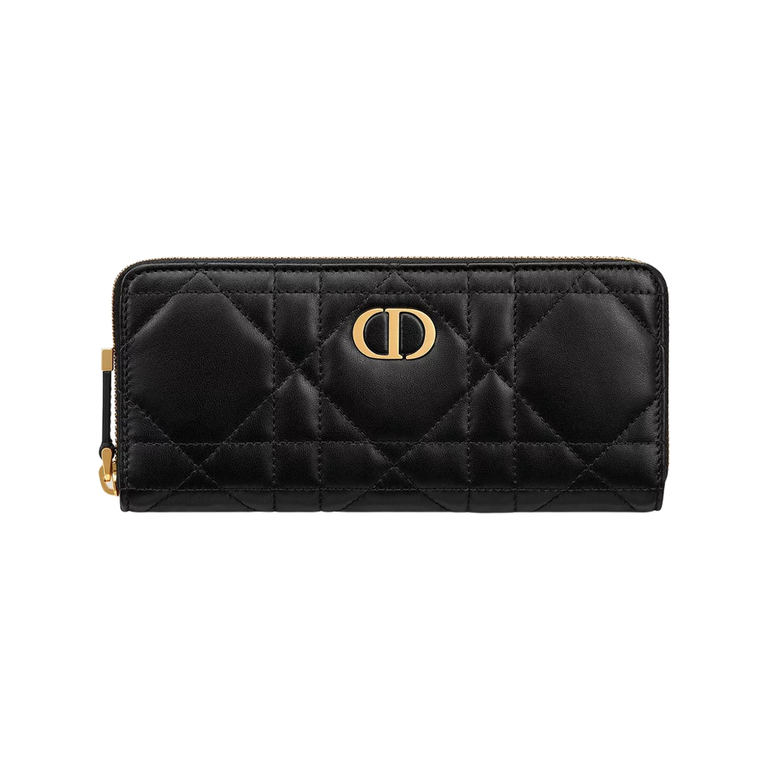 디올 미스 카로 보야저 매크로까나쥬 램스킨 슬림 월렛 블랙(Dior Miss Caro Voyageur Slim Wallet Macro Cannage Lambskin Black) - 1