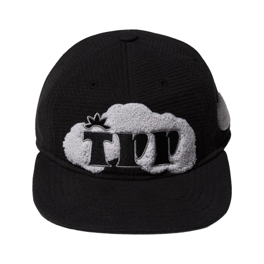 테레루 부클 엠블럼 리본 캡 블랙(TERERU Boucle embroidered ribbon cap Black)