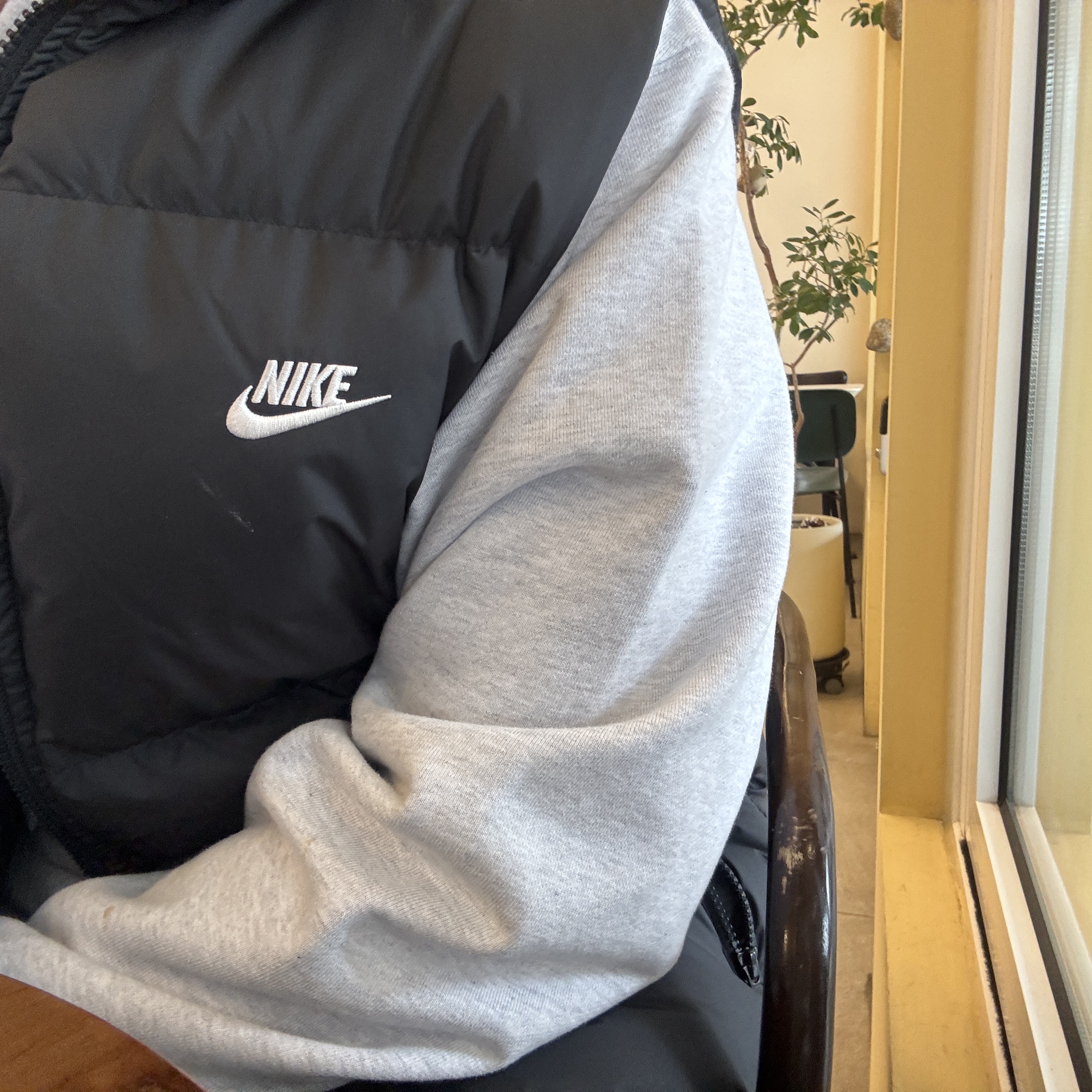 Nike NSW Club Primaloft Water-Repellent Puffer Vest Black - Asia 착용 스타일