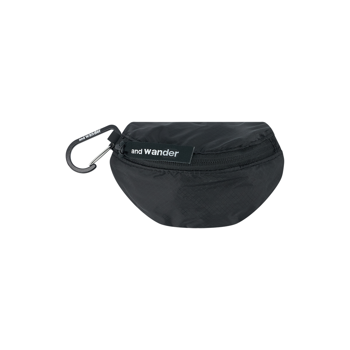 앤드 원더 132 실 미니 파우치 블랙 - 26SS(And Wander 132 Sil Mini Pouch Black - 26SS)