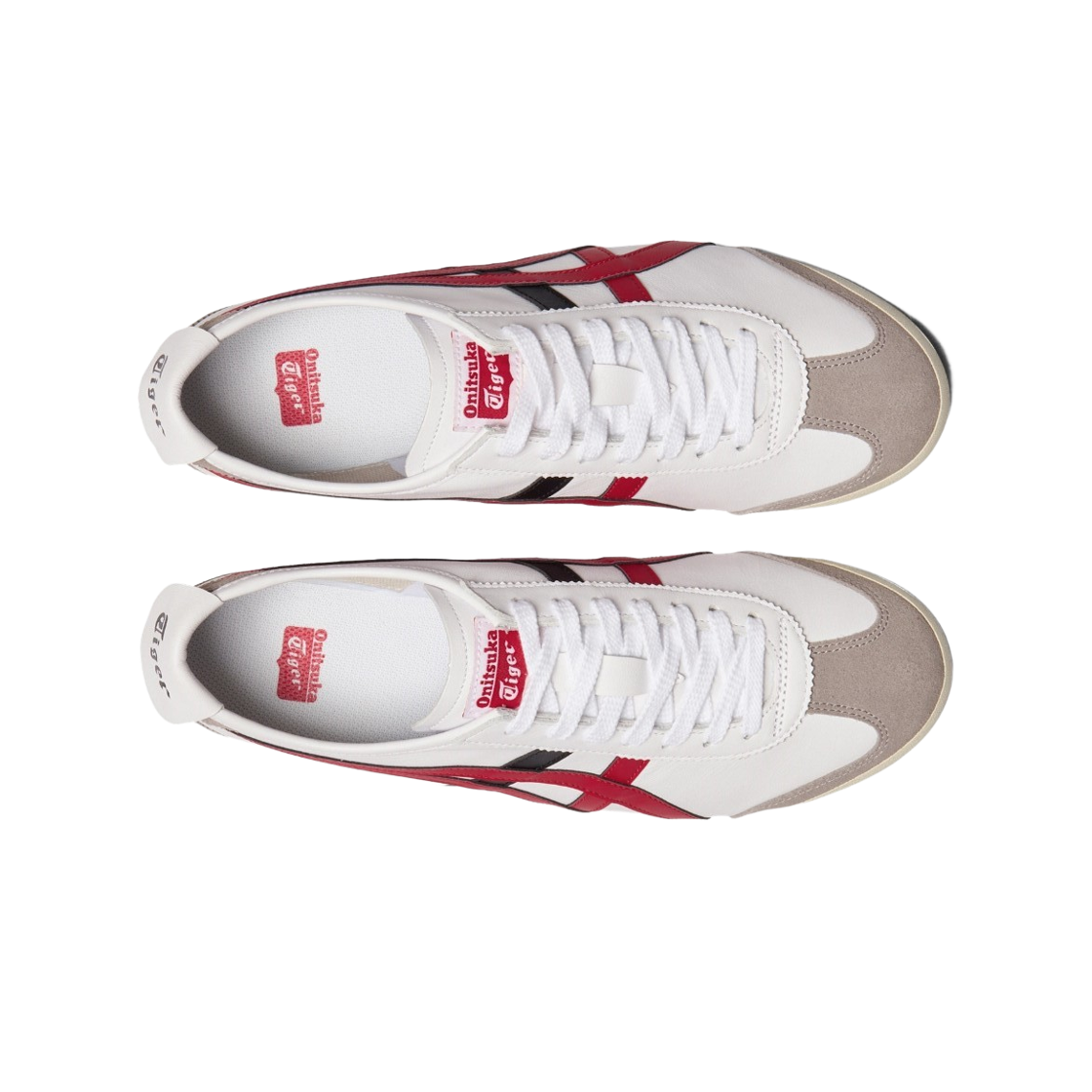 오니츠카 타이거 멕시코 66 화이트 클래식 레드(Onitsuka Tiger Mexico 66 White Classic Red) - 2