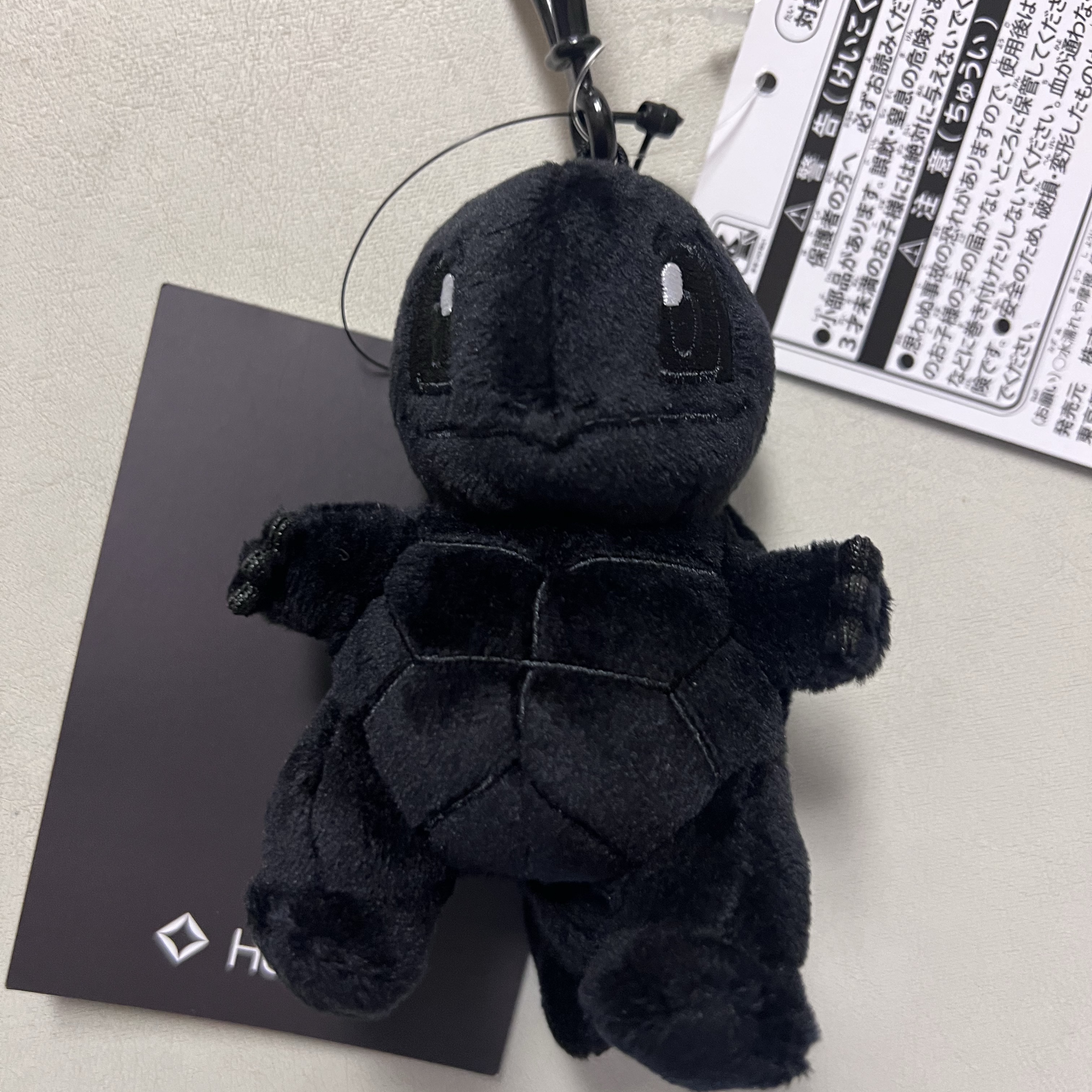 Fragment x Pokemon INN Thunderbolt Project TBP Mascot Key Ring Zenigame Black 착용 스타일