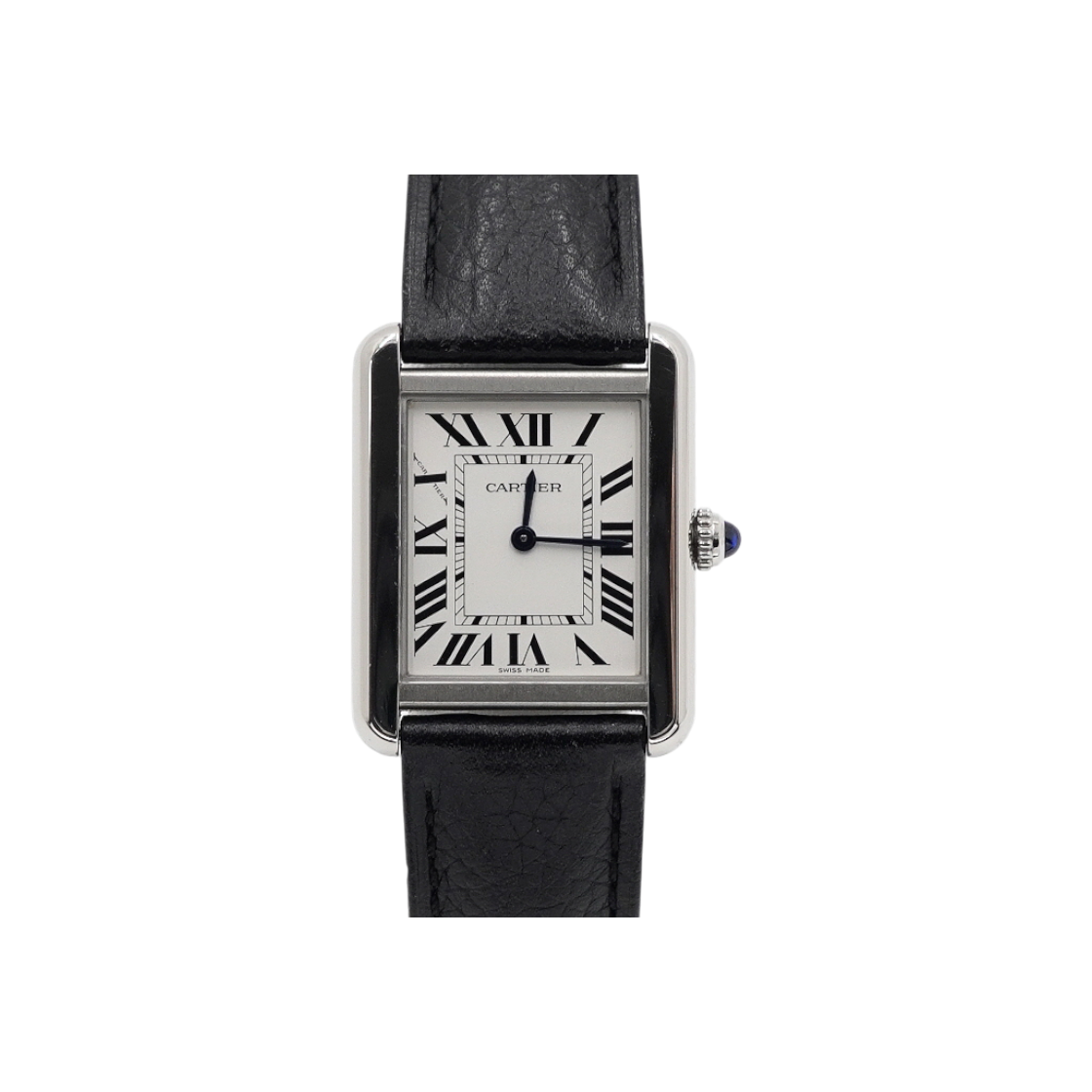 ITDFOSJKMMAE Cartier Tank Solo SM Leather Band Quartz Women's Watch