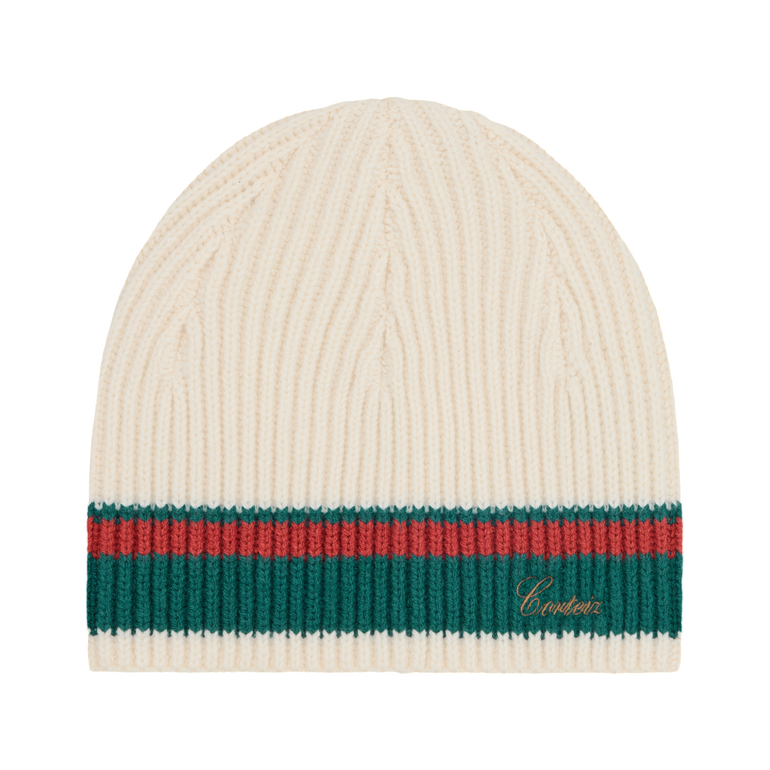 코르테이즈 지아니 니트 비니 크림(Corteiz Gianni Knit Beanie Cream)