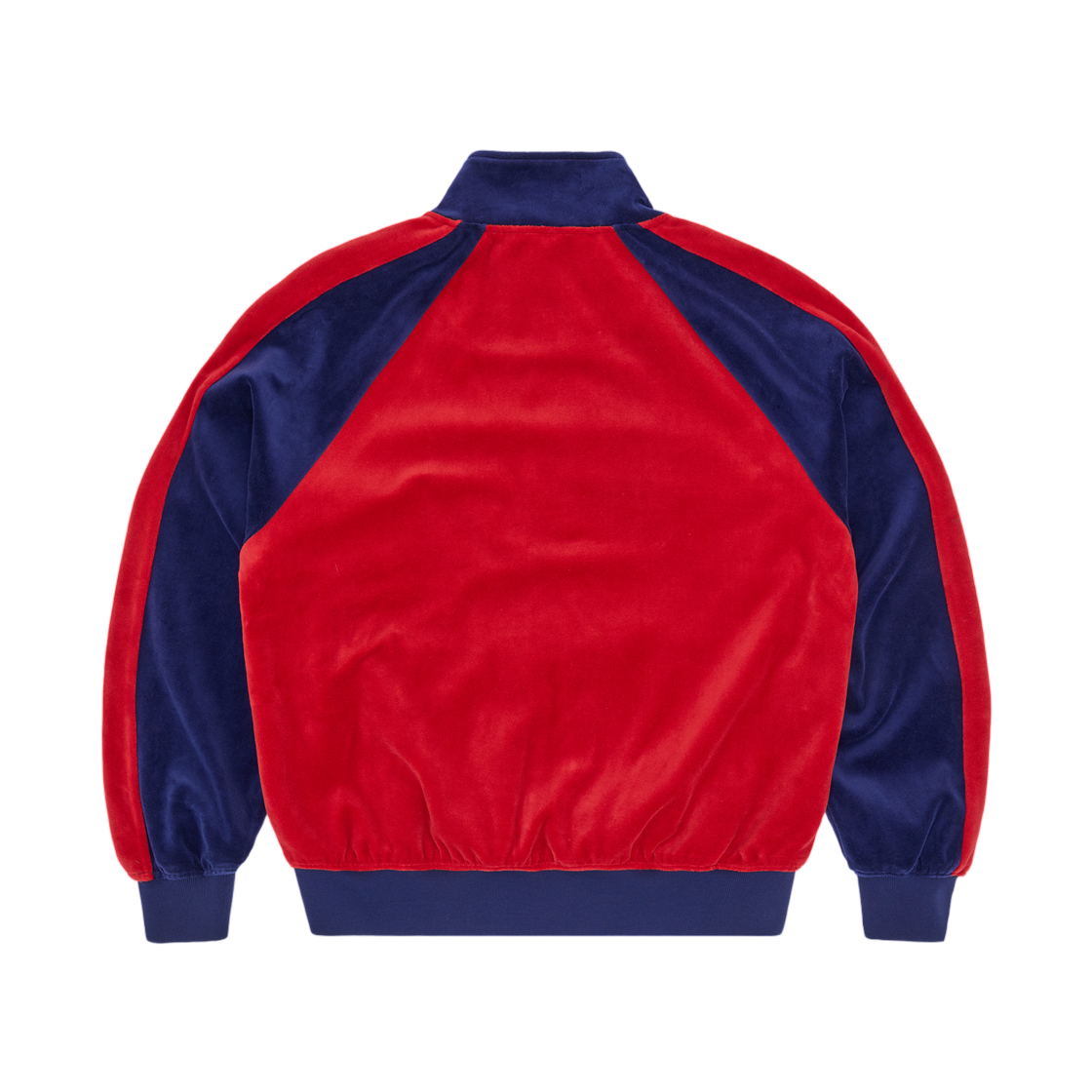 코르테이즈 피스타 벨루어 트랙 자켓 네이비 레드(Corteiz Pista Velour Track Jacket Navy Red) - 2