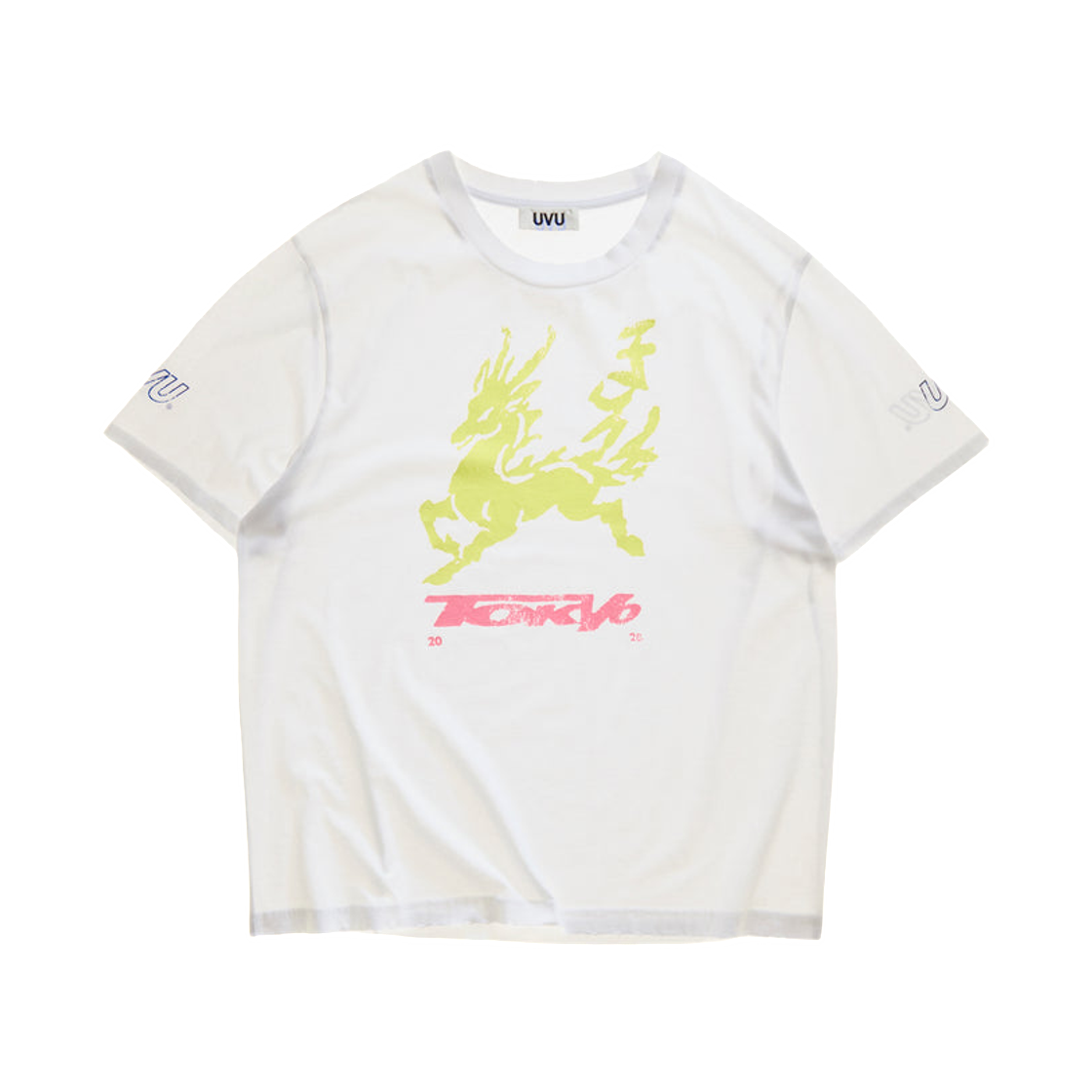 UVU 도쿄 '26 티셔츠 화이트(UVU Tokyo '26 T-Shirt White) - 1