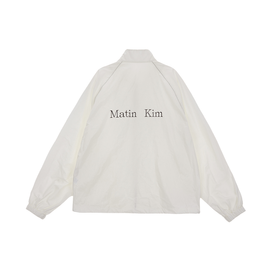 (W) 마뗑킴 로고 코팅 점퍼 화이트((W) Matin Kim Logo Coating Jumper In White) - 2