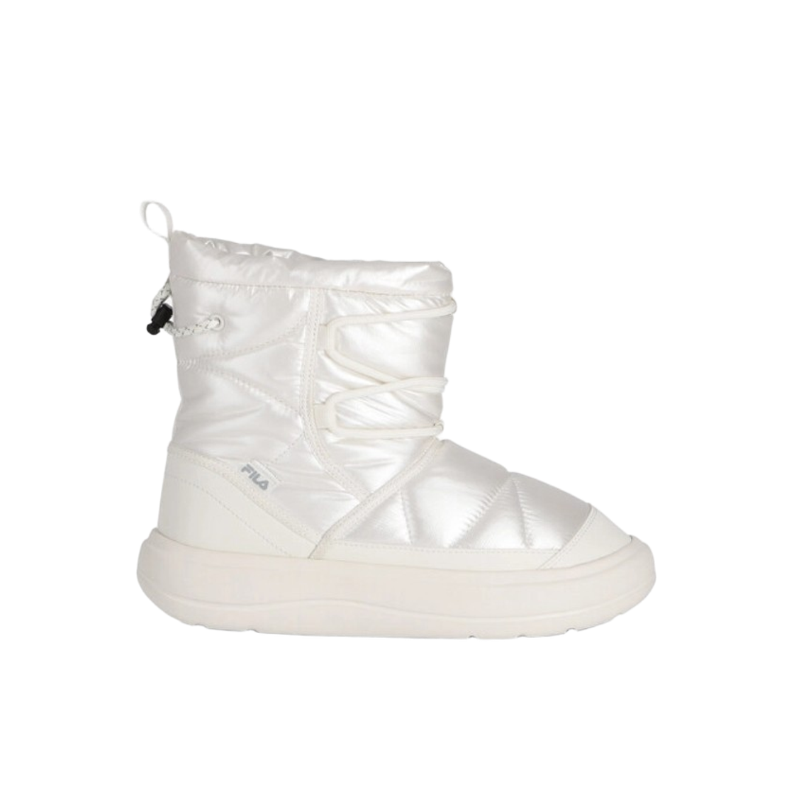 (W) 휠라 푸퍼 볼드 부츠 화이트((W) Fila Puffer Bold Boots White) - 1